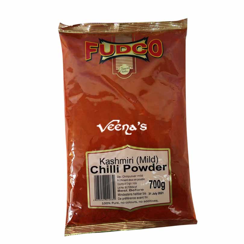 Buy Fudco Kashmiri (Mild) Chilli Powder 700g at Veenas.com - Online Indian Grocery Store UK