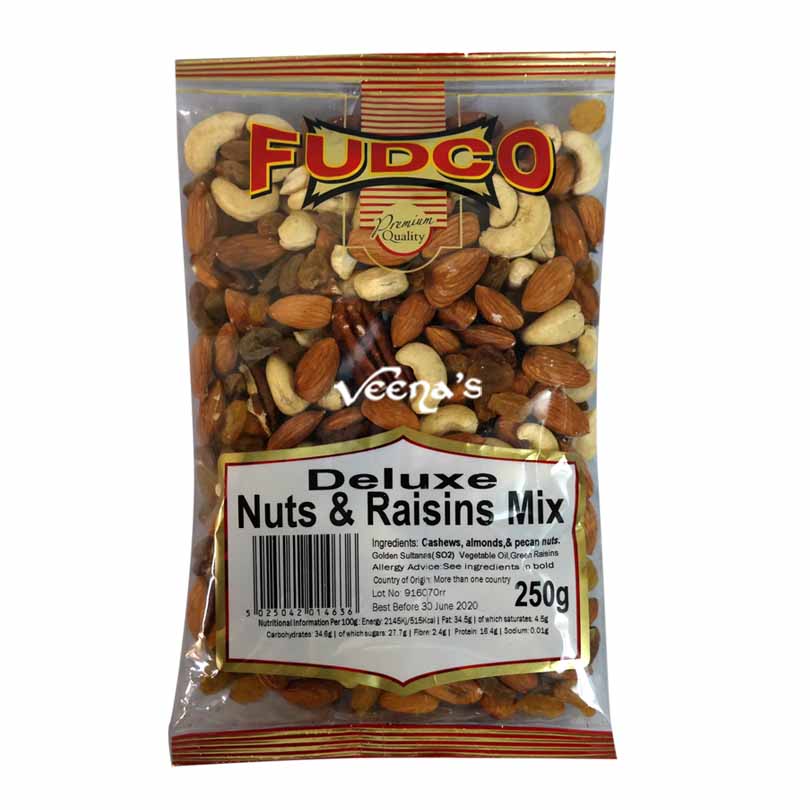 Fudco Deluxe Nuts & Raisins Mix