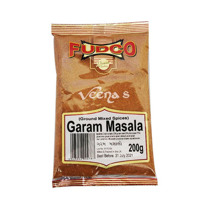 Buy Fudco Garam Masala Powder 200g at Veenas.com - Online Indian Grocery Store UK