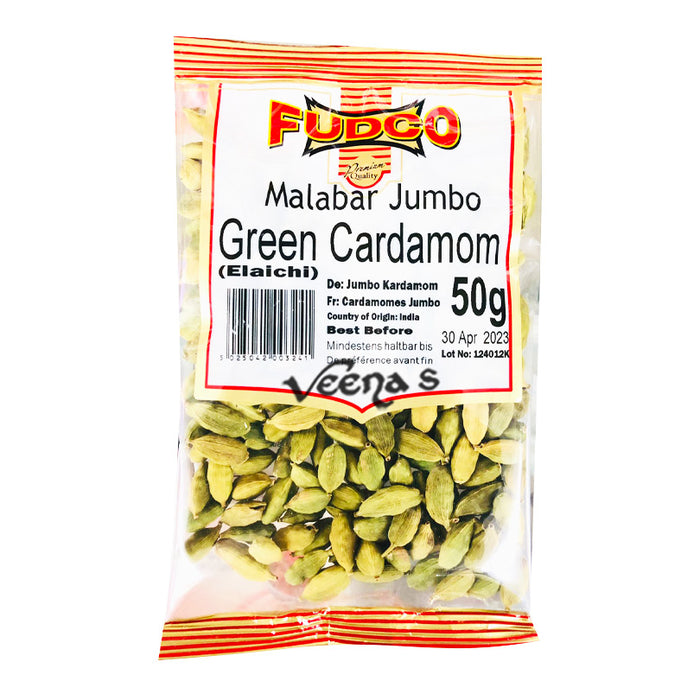 Fudco Jumbo Green Cardamom 50g
