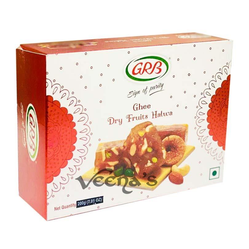 Buy GRB Ghee Dry Fruits Halwa 200g at Veenas.com - Online Indian Grocery Store UK