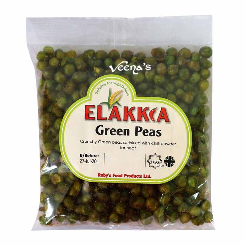 Buy Elakkia Green Peas 175g at Veenas.com - Online Indian Grocery Store UK