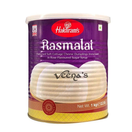 Haldiram's Rasmalai 1kg(Tin)
