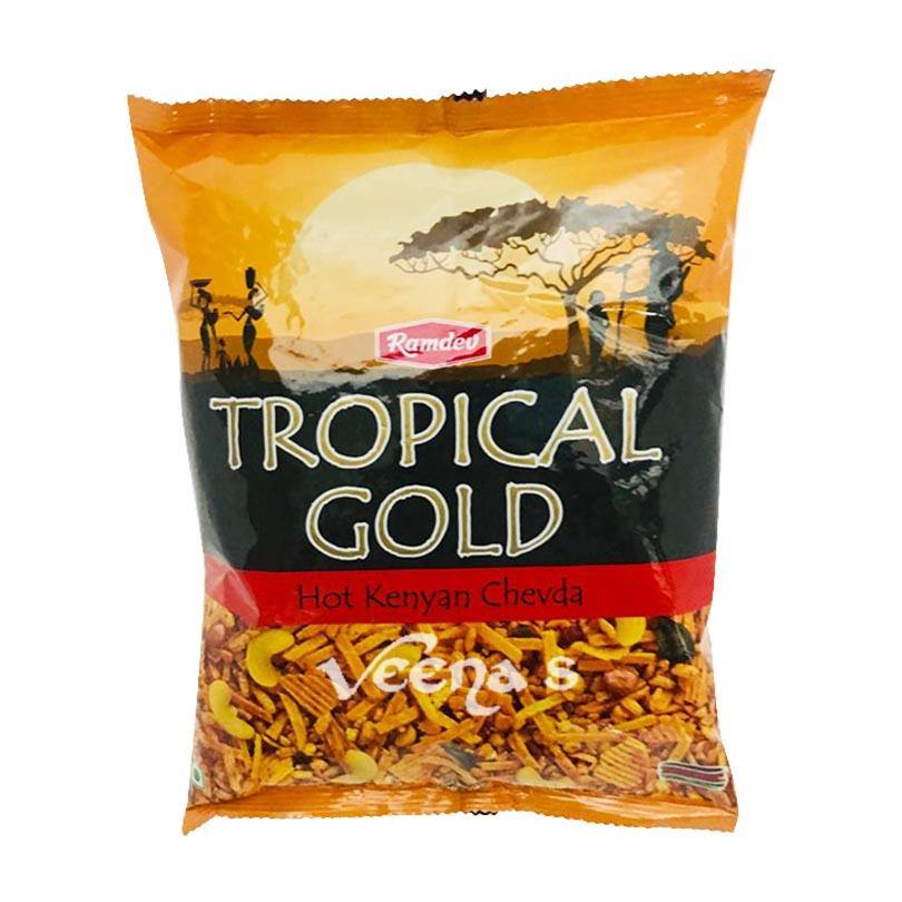 Buy Ramdev Tropical Gold Hot Kenyan Chevda 400g at Veenas.com - Online Indian Grocery Store UK