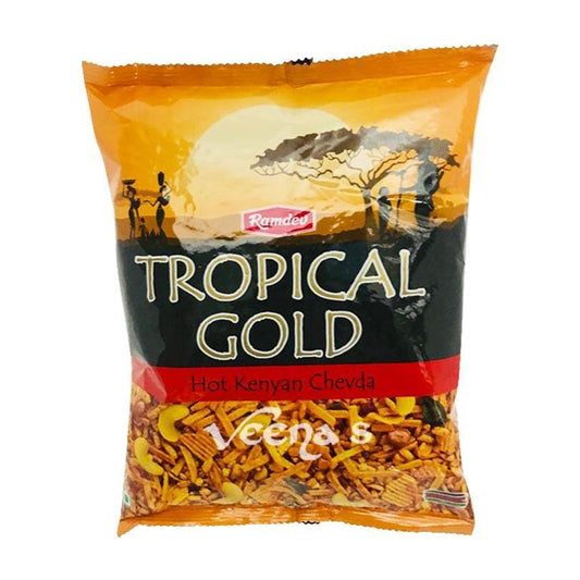 Buy Ramdev Tropical Gold Hot Kenyan Chevda 400g at Veenas.com - Online Indian Grocery Store UK