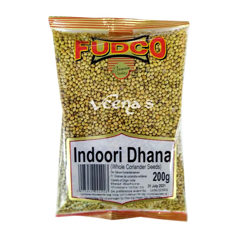 Fudco Indoori Dhana / Whole Coriander Seeds 200g