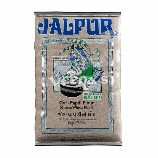 Jalpur Gor Papdi Flour(Coarse Wheat Flour) 1KG - veenas.com