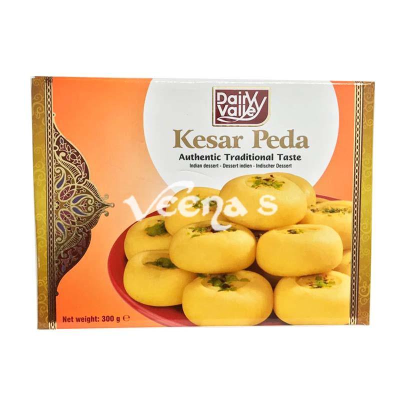 Buy Dairy Valley Kesar Peda 300g at Veenas.com - Online Indian Grocery Store UK