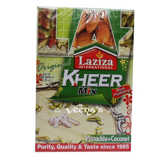 Laziza Kheer Mix (Pistachio+Coconut) 155G - veenas.com