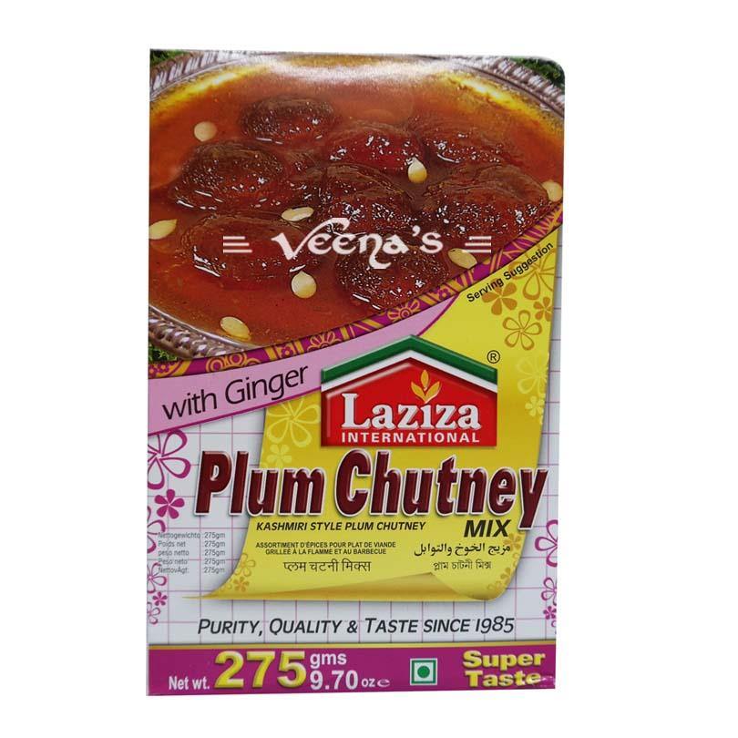 Buy Laziza Plum Chutney Mix 275G at Veenas.com - Online Indian Grocery Store UK