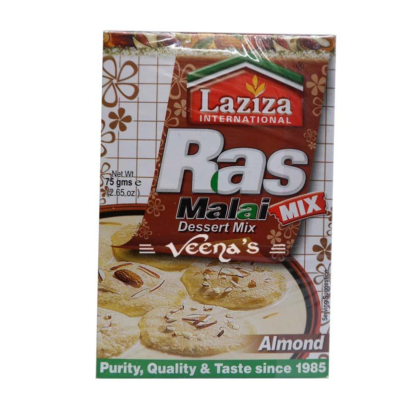 Laziza Rasmalai Mix (Almond) 75G - veenas.com