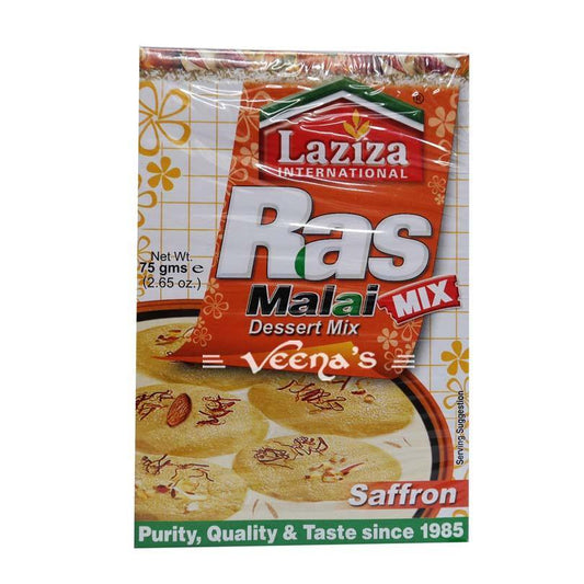 Laziza Ras Malai Mix (Saffron) 75G - veenas.com