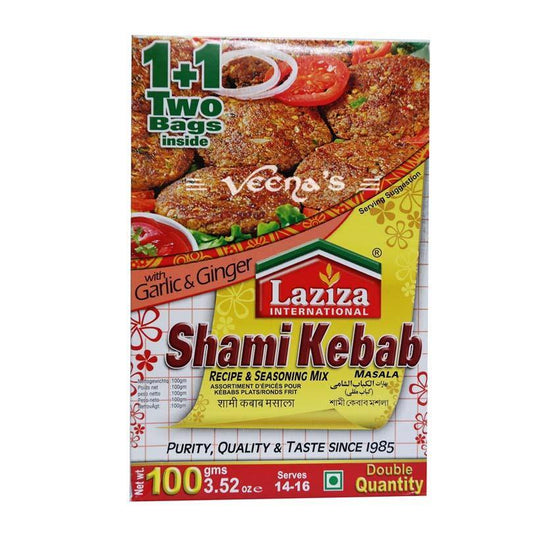 Laziza Shami Kebab Masala 100G - veenas.com