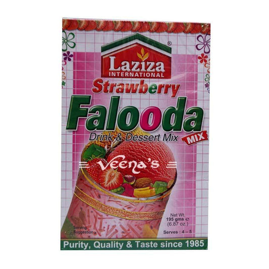 Laziza Stawberry Falooda Mix 195G - veenas.com