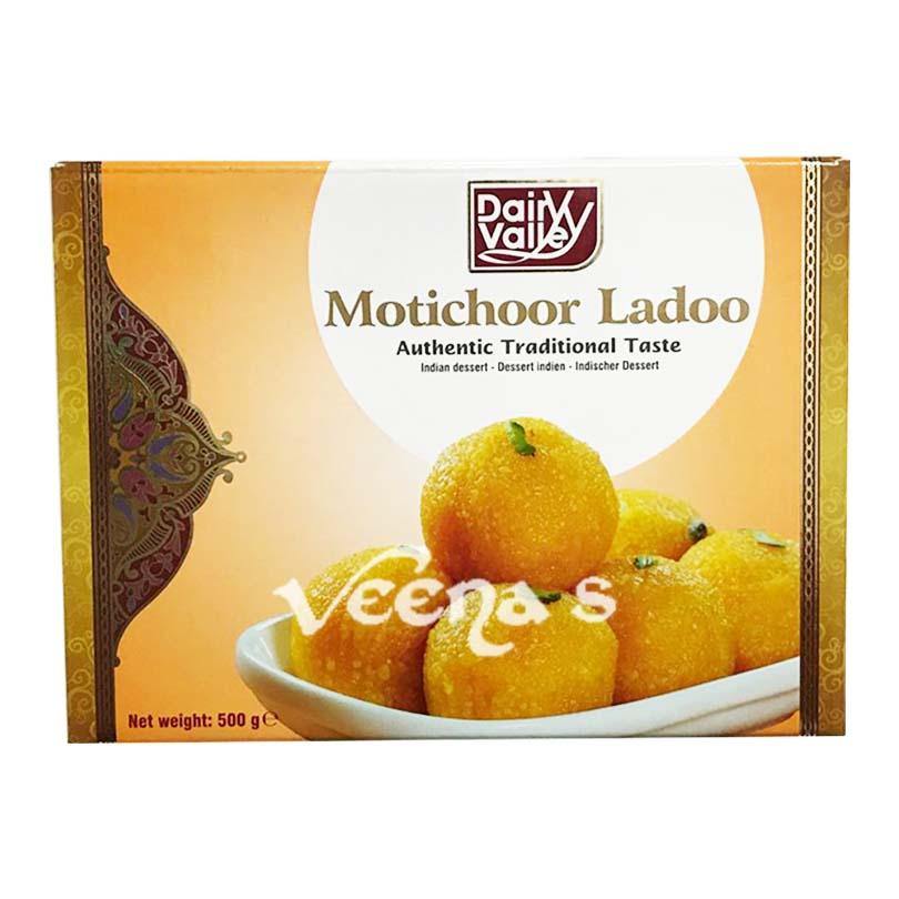 Buy Dairy Valley Motichoor Ladoo 500g at Veenas.com - Online Indian Grocery Store UK