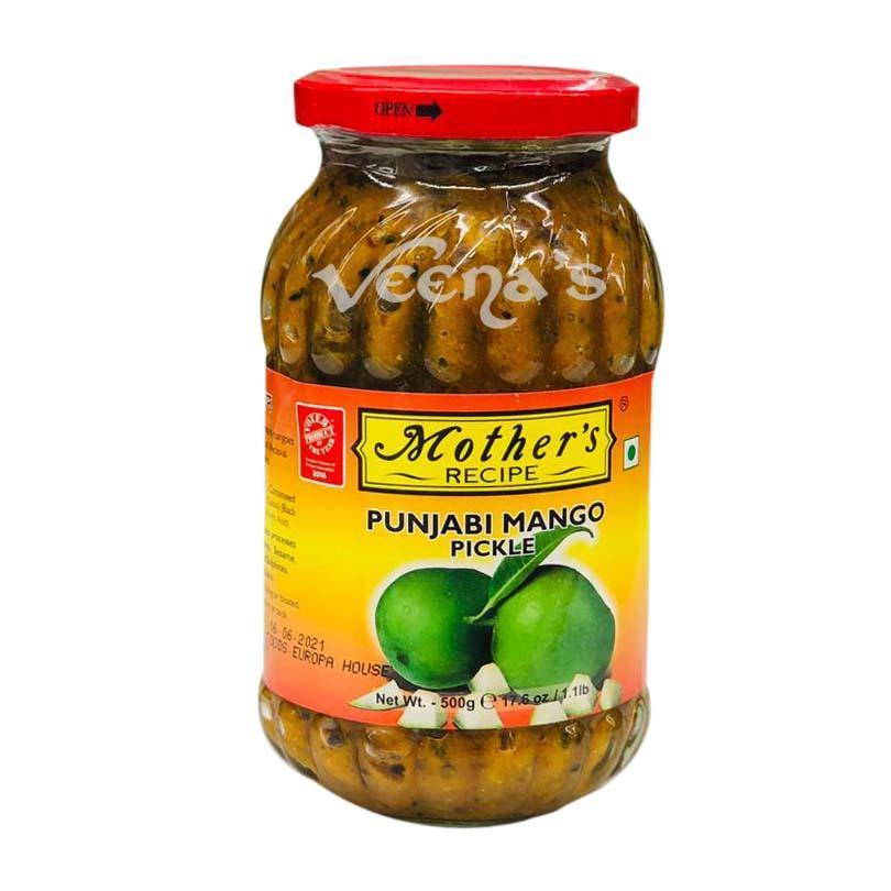 Buy Mother's Recipe Punjabi Mango Pickle 500g at Veenas.com - Online Indian Grocery Store UK