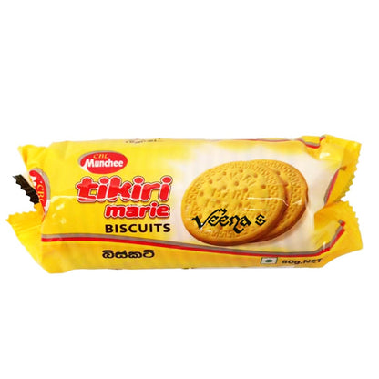 Buy Munchee Tikiri Marie Biscuits 80g at Veenas.com - Online Indian Grocery Store UK