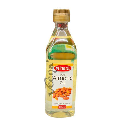 Buy Niharti Almond Oil 500ml at Veenas.com - Online Indian Grocery Store UK