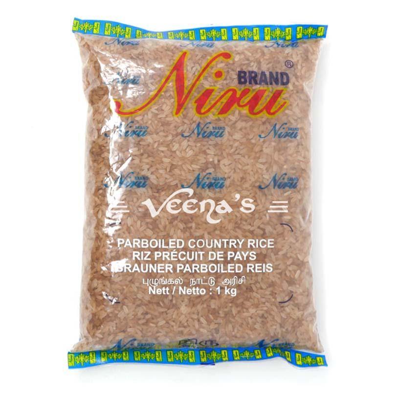 Buy Niru Parboiled Country Rice 1kg at Veenas.com - Online Indian Grocery Store UK