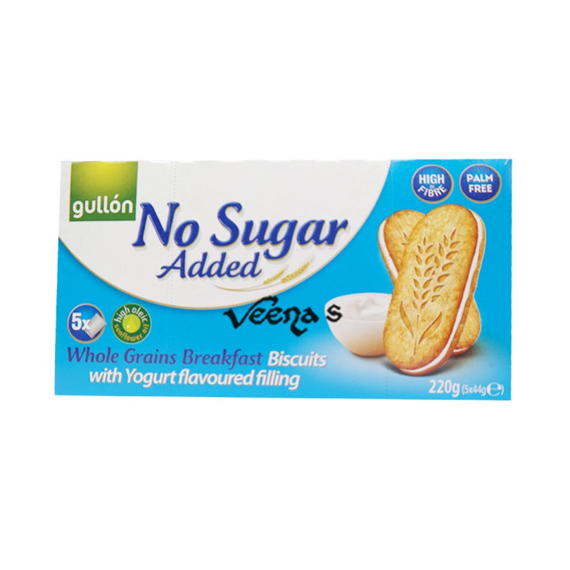 Buy Gullon No Sugar Added Breakfast Biscuits With Yogurt 220g Q at Veenas.com - Online Indian Grocery Store UK