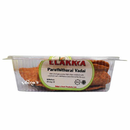 Buy Elakkia Paruthithurai Vadai at Veenas.com - Online Indian Grocery Store UK
