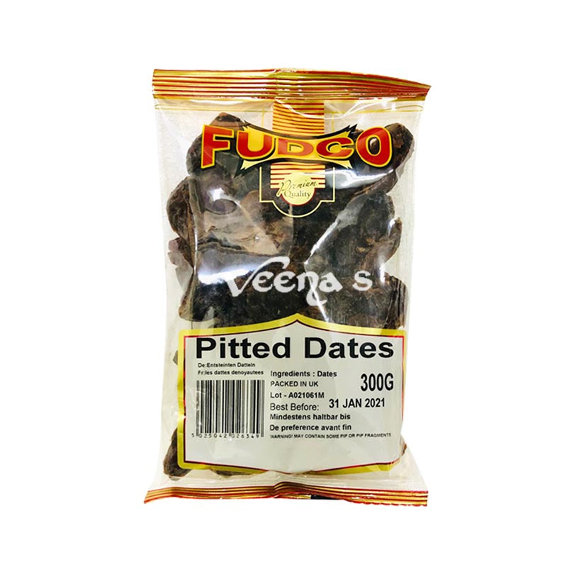 Buy Fudco Pitted Dates 300g at Veenas.com - Online Indian Grocery Store UK