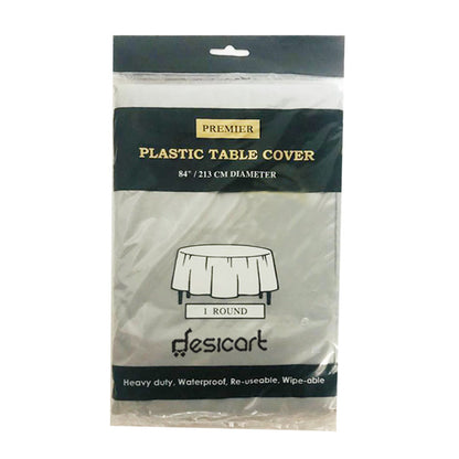 Udl Assorted Round Table Cover Silver Ptc12