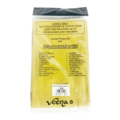 UDL Assorted Round Table Cover Gold Ptc12