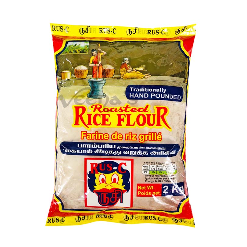Buy Rus C Roasted Red Rice Flour 2kg at Veenas.com - Online Indian Grocery Store UK