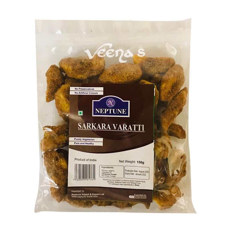 Buy Neptune Sarkara Varatti 150g at Veenas.com - Online Indian Grocery Store UK
