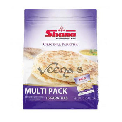 Buy Shana Original Paratha Family Pack 15pcs 1.2kg at Veenas.com - Online Indian Grocery Store UK