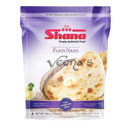 Buy Shana Plain Naan 300g at Veenas.com - Online Indian Grocery Store UK