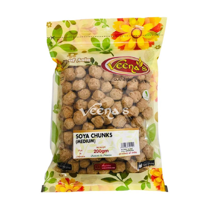 Veena's Soya Chunks (Medium) 200g