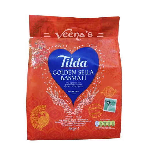 Tilda Golden Sella Basmati Rice 5kg - veenas.com