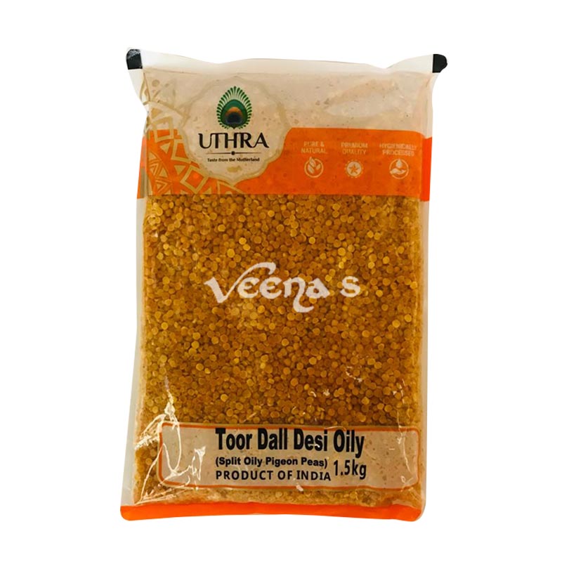 Buy Uthra Toor Dal Desi Oily 1.5kg at Veenas.com - Online Indian Grocery Store UK
