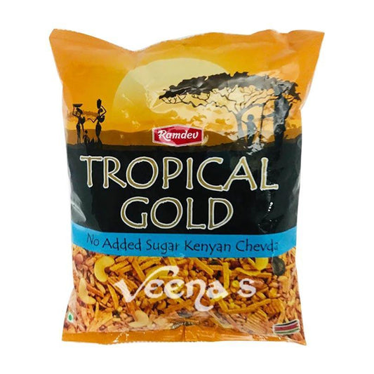 Buy Ramdev Tropical Gold No Added Sugar Kenyan Chevda at Veenas.com - Online Indian Grocery Store UK