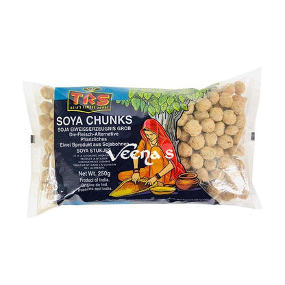 Buy TRS Soya Chunks 250g at Veenas.com - Online Indian Grocery Store UK