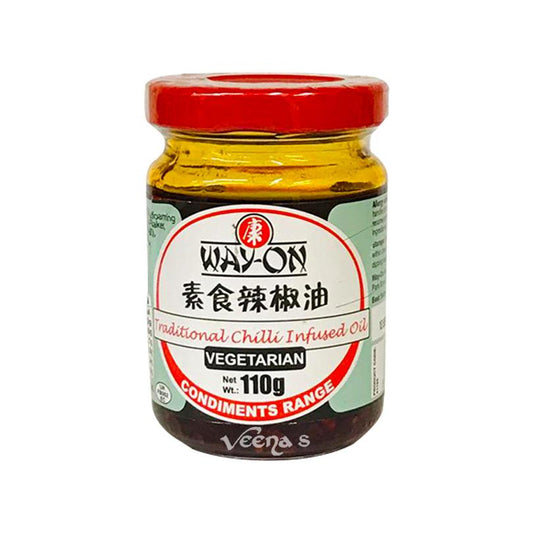 Way-On Traditional Chilli Infused Oil (Vegetarian) 110g