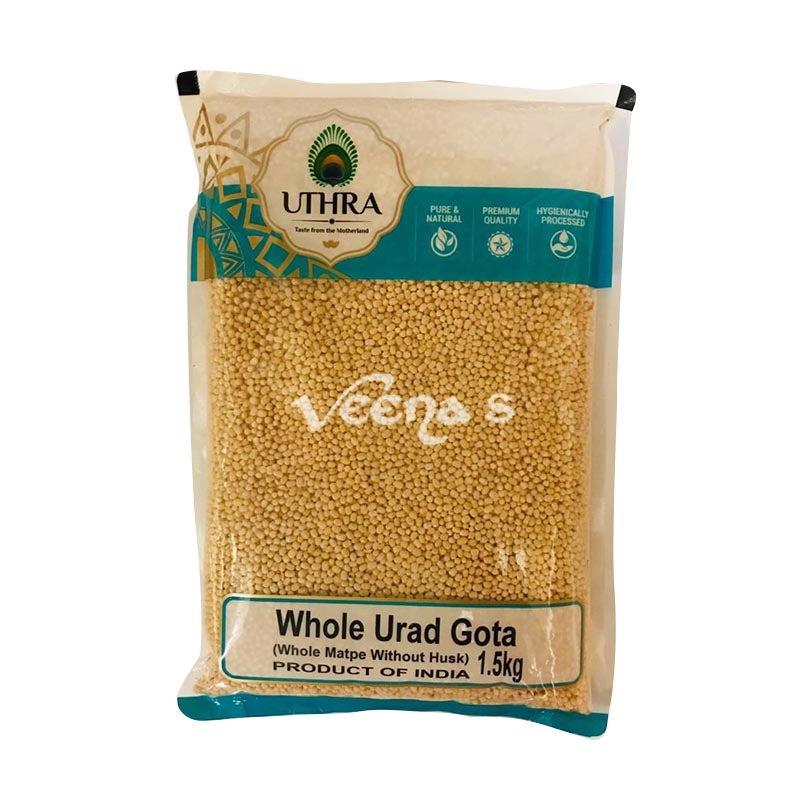 Buy Uthra Whole Urad Gota 1.5kg at Veenas.com - Online Indian Grocery Store UK